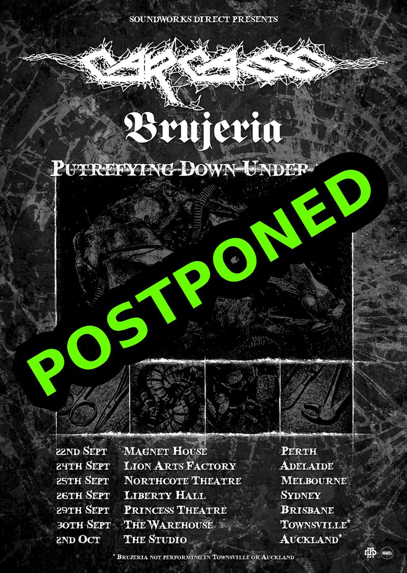 20260924 Carcass Postponed